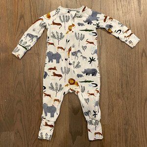 Loulou Lollipop Sleeper Pajama 6-12 Months Safari Jungle